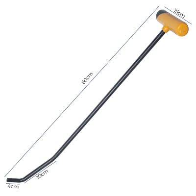 Alavanca/Cambão 11mm x 60cm 2 Dobras Ponta Rosca