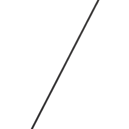 Alavanca/Cambão 11mm x 90cm 1 Dobra Ponta Rosca