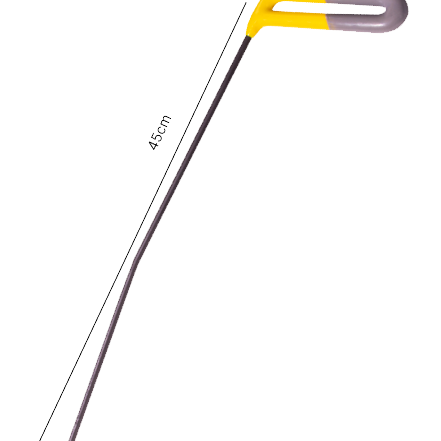 Capô Direita com Ângulo Alumínio 6mm x 45cm N4