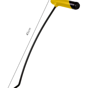 Capô Direita Curva Alumínio 6mm x 45cm N2