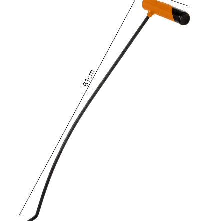 Capô Direita Curva Alumínio 7mm x 61cm N3