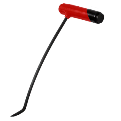 Capô Direita Curva Alumínio 8mm x 35cm N1