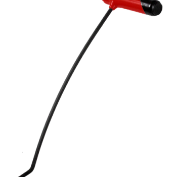 Capô Direita Curva Alumínio 8mm x 45cm N2