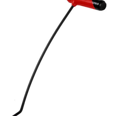 Capô Direita Curva Alumínio 8mm x 45cm N2