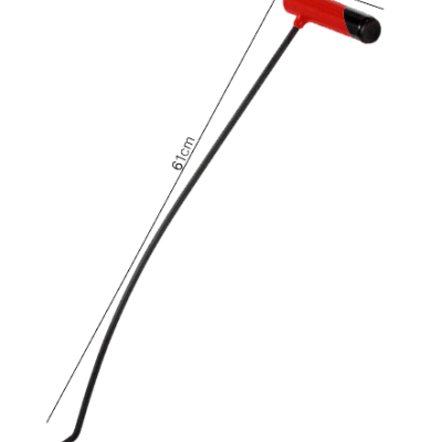 Capô Direita Curva Alumínio 8mm x 61cm N3