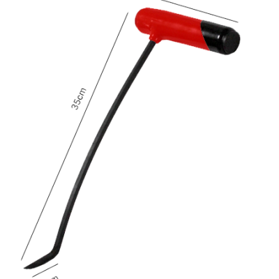 Capô Direita Curva Ponta Chata 8mm X 35cm N1