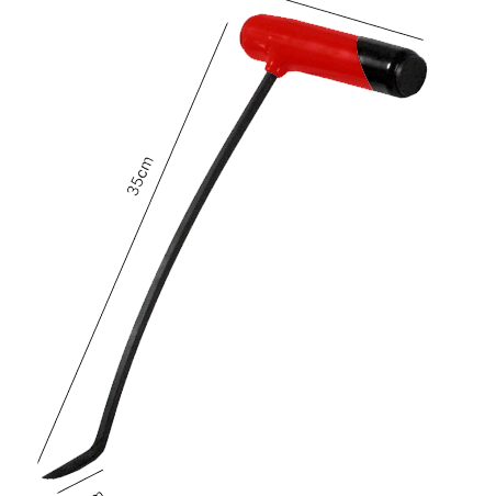 Capô Direita Curva Ponta Chata 8mm X 35cm N1