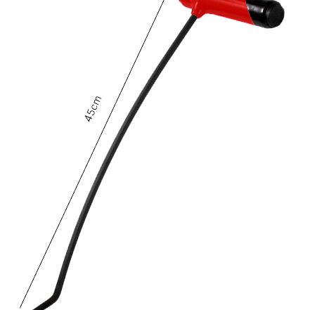 Capô Direita Curva Ponta Chata 8mm X 45cm N2