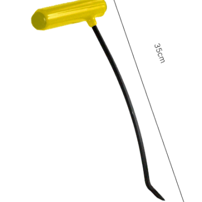 Capô Esquerda Curva Alumínio 6mm X 35cm N1