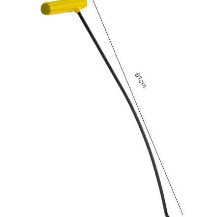 Capô Esquerda Curva Alumínio 6mm X 61cm N3