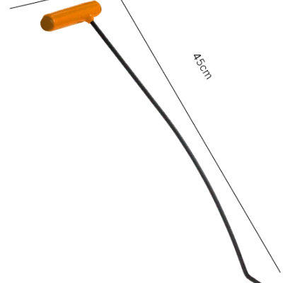 Capô Esquerda Curva Alumínio 7mm x 45cm N2