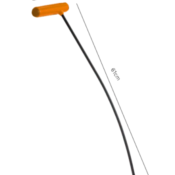 Capô Esquerda Curva Alumínio 7mm x 61cm N3