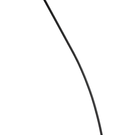 Capô Esquerda Curva Alumínio 8mm X 61cm N3