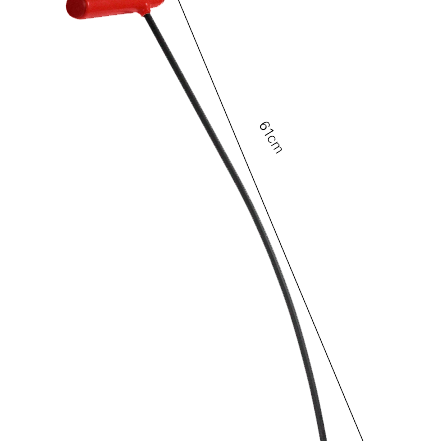 Capô Esquerda Curva Alumínio 8mm X 61cm N3