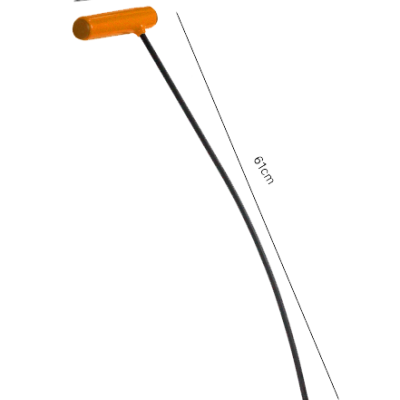 Capô Esquerda Curva Ponta Chata 7mm x 61cm N3