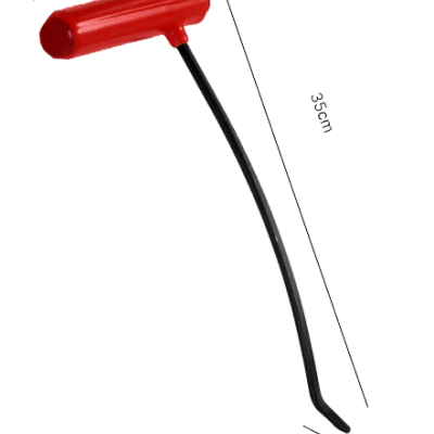 Capô Esquerda Curva Ponta Chata 8mm x 35cm N1