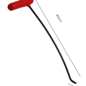 Capô Esquerda Curva Ponta Chata 8mm x 45cm N2