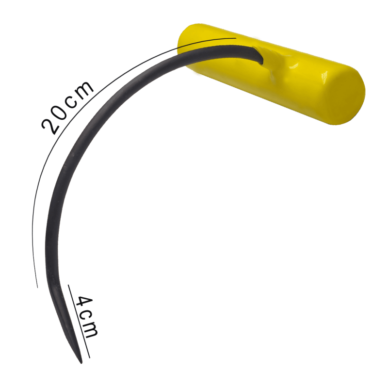 Capô Esquerda Super Curva Alumínio 6mm x 21cm N1