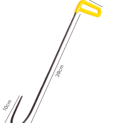 Gancho Anzol Direito 6mm x 38cm