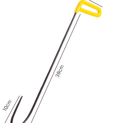Gancho Anzol Direito 6mm x 38cm