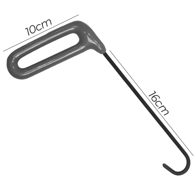 Gancho de Porta 4mm x 20cm N1