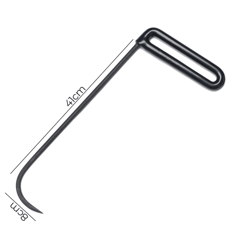 Gancho de Porta Ponta Agulha 7mm x 45cm N3