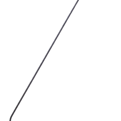 Gancho de Porta Ponta Agulha 8mm x 63cm N4