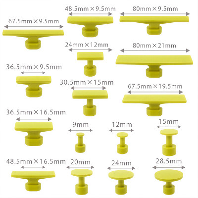 Kit com 16 ventosas de cola quente