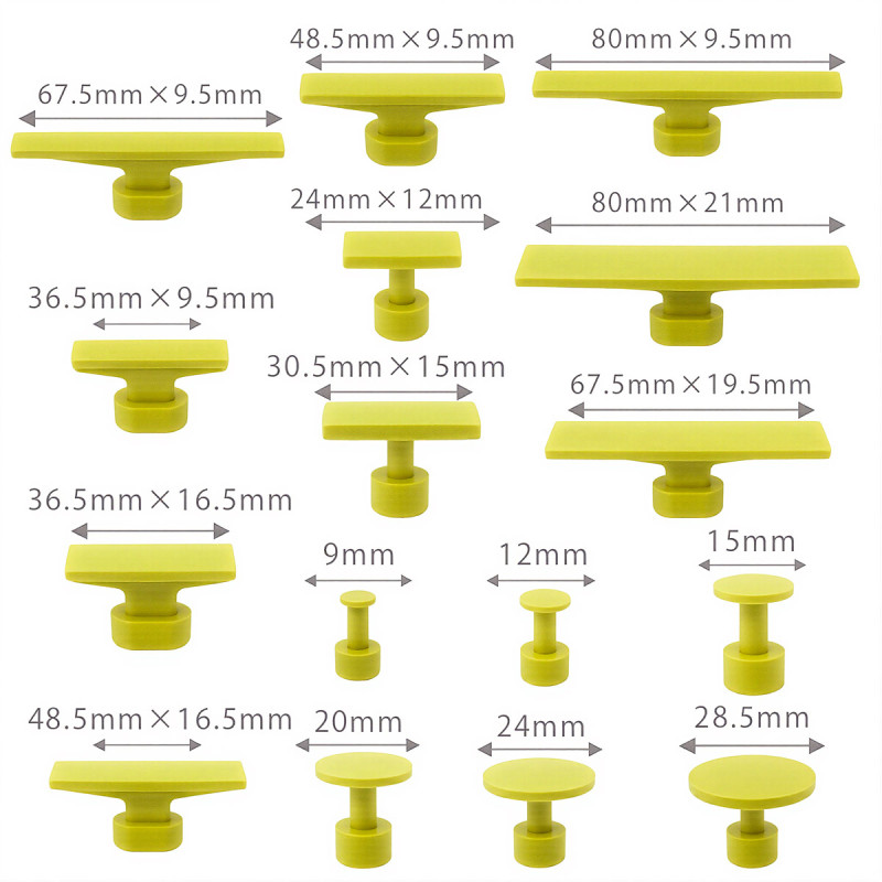 Kit com 16 ventosas de cola quente