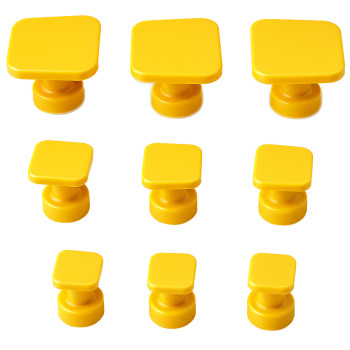 Kit com 9 ventosas de cola quente quadradas