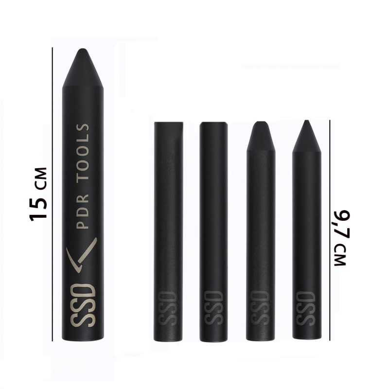 Pino SH Poliacetal Preto - Kit com 5