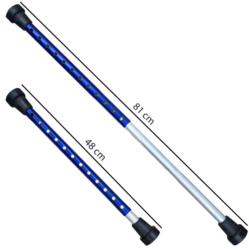 Suporte/Alongador retrátil de capô (48cm fechado e 81 cm aberto)