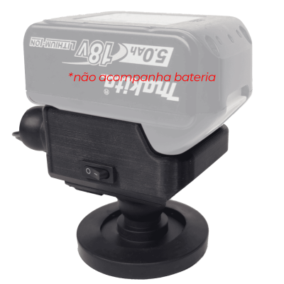Suporte Bateria 18v com Base Magnetica