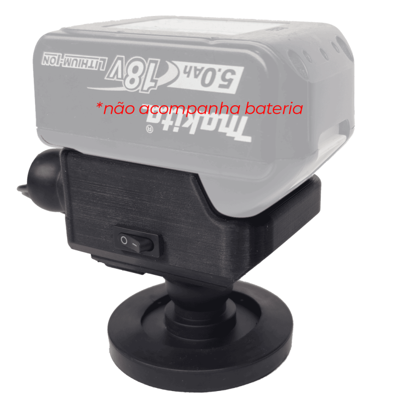 Suporte Bateria 18v com Base Magnetica