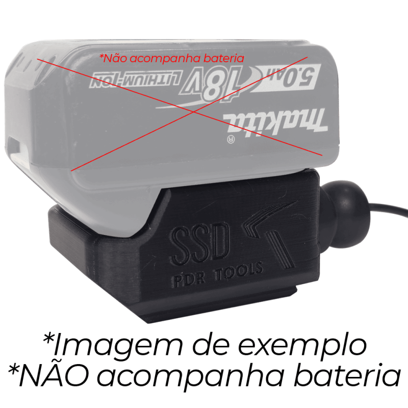 Suporte Bateria 18v com Base Magnetica