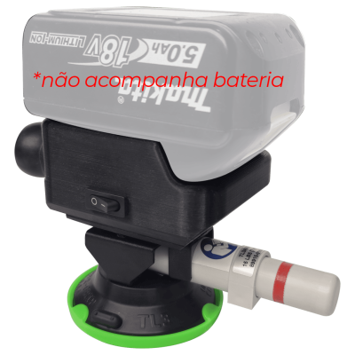 Suporte Bateria 18v com Ventosa | Bombinha WPG Americana