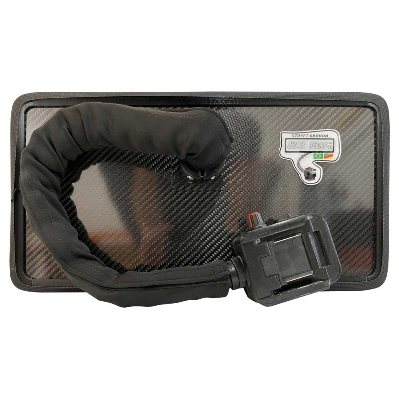 Luminária Lumident Street Carbon 20x40cm