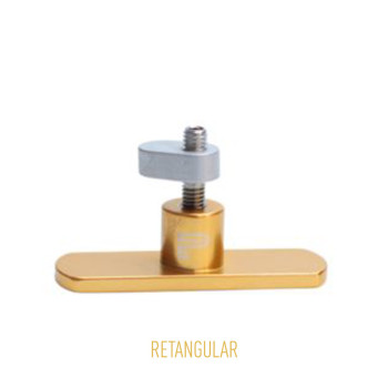 Ventosa de alumínio retangular para cola fria - Pillon PDR