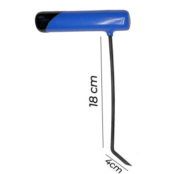 Capô Direita Curva Alumínio 5mm x 21cm N1