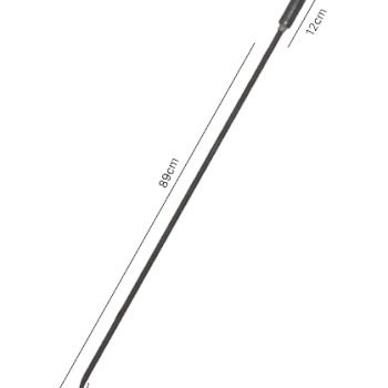 Espeto Agulha Ponta Fina 10mm x 90cm  N5