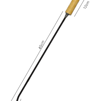 Espeto Agulha Ponta Fina 6mm x 45cm N1