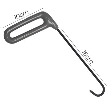 Gancho de Porta 4mm x 20cm N1