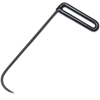 Gancho de Porta Ponta Agulha 6mm x 28cm N2